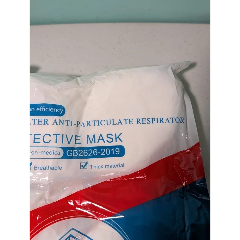KN-95 Protective Fask Mask Non-Medical 50 Pcs Disposable Respirator